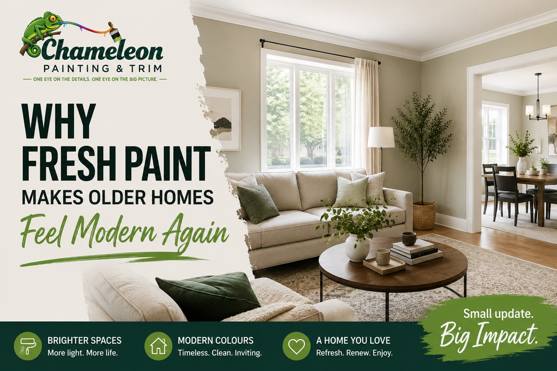 Why Fresh Paint Makes Older Homes Feel Modern Again